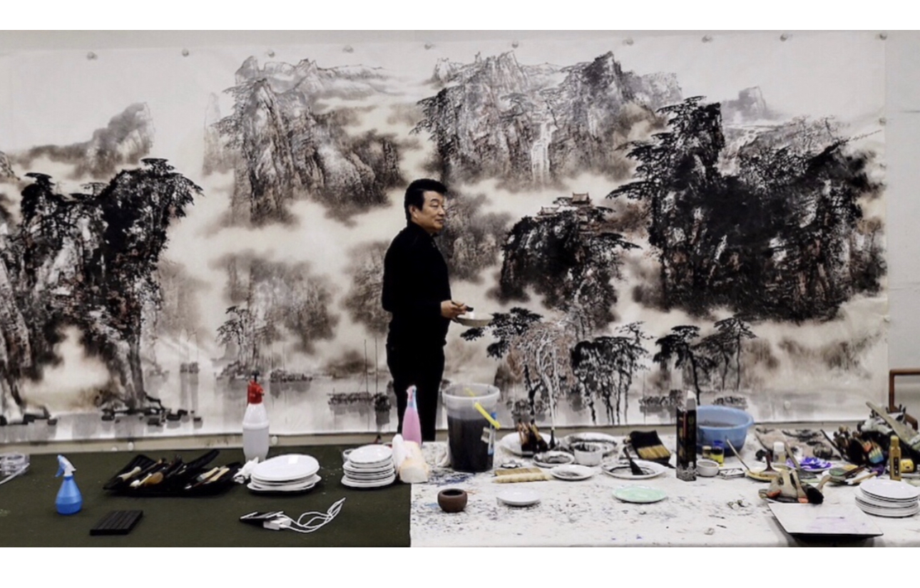 水墨画の千年の旅路〜中国と日本の文化交流の物語」水墨画界の第一人者